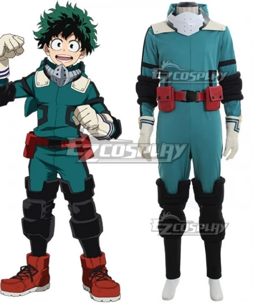 

Boku no Hero Akademia Izuku Midoriya Deku боевой унисекс набор Хэллоуин Рождественская вечеринка наряд для взрослых Косплей Костюм E001