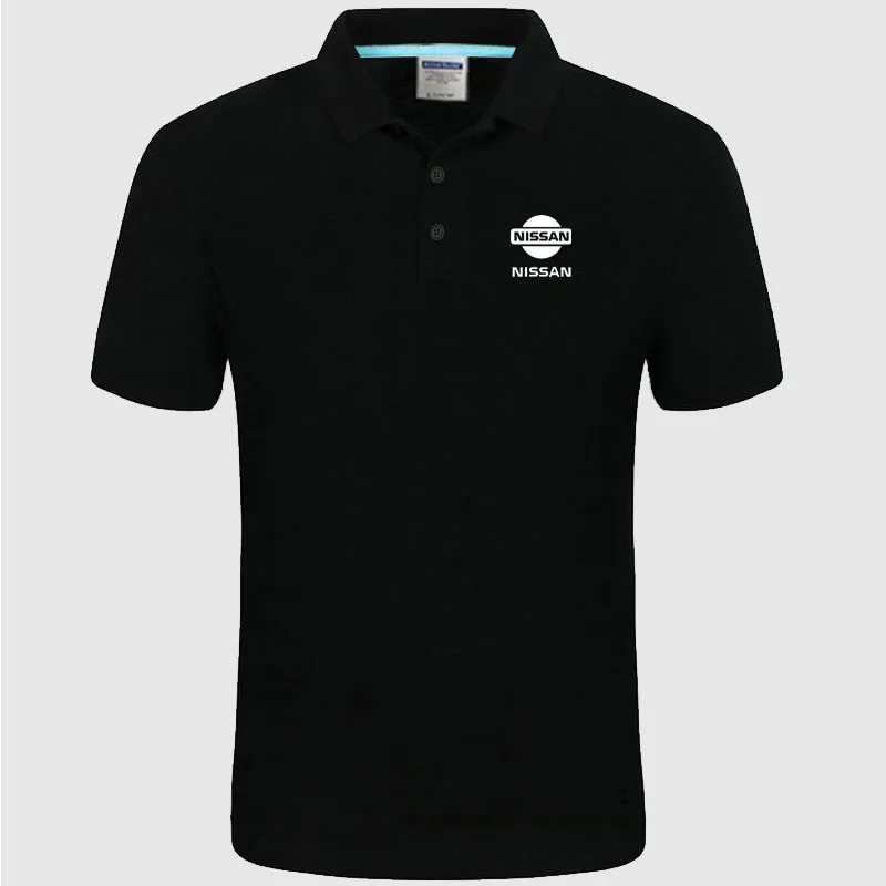 

New Polo Shirt Nissan logo Cotton Polo shirt Short Sleeve High Quantity polo shirts