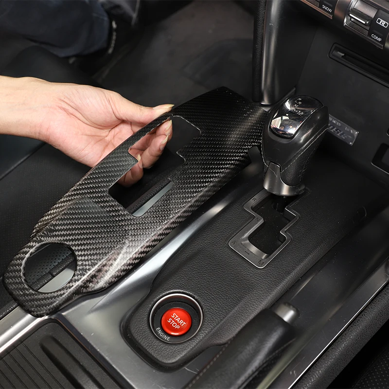 

For Nissan GTR R35 2008-2016 Car Central Control Gear Box Shifter Panel Real Carbon Fiber Car Styling Car Interior Accessories