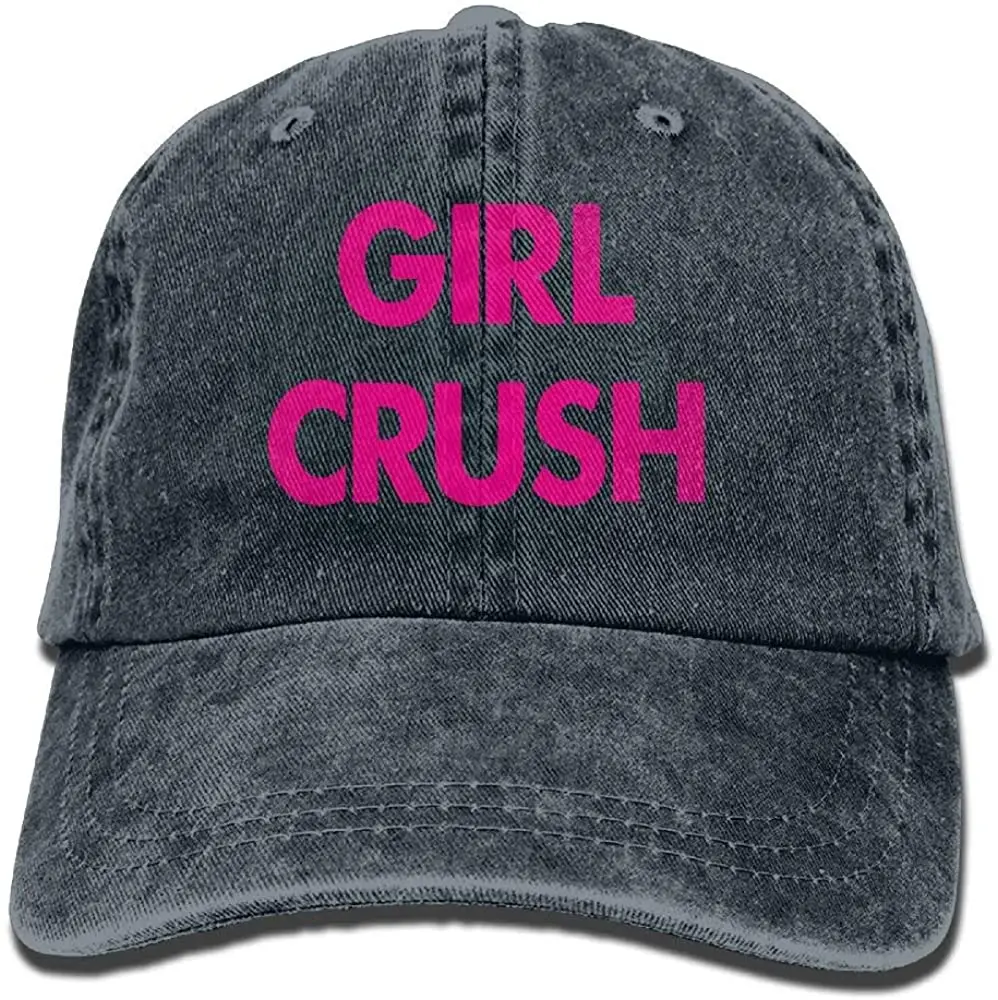 

Girl Crush Trend Printing Cowboy Hat Fashion Baseball Cap for Men and Women Black