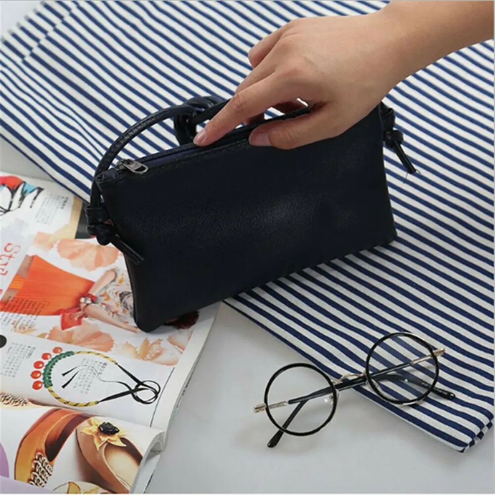 Женская сумка-клатч из искусственной кожи винтажный кошелек на молнии 2019 | Багаж