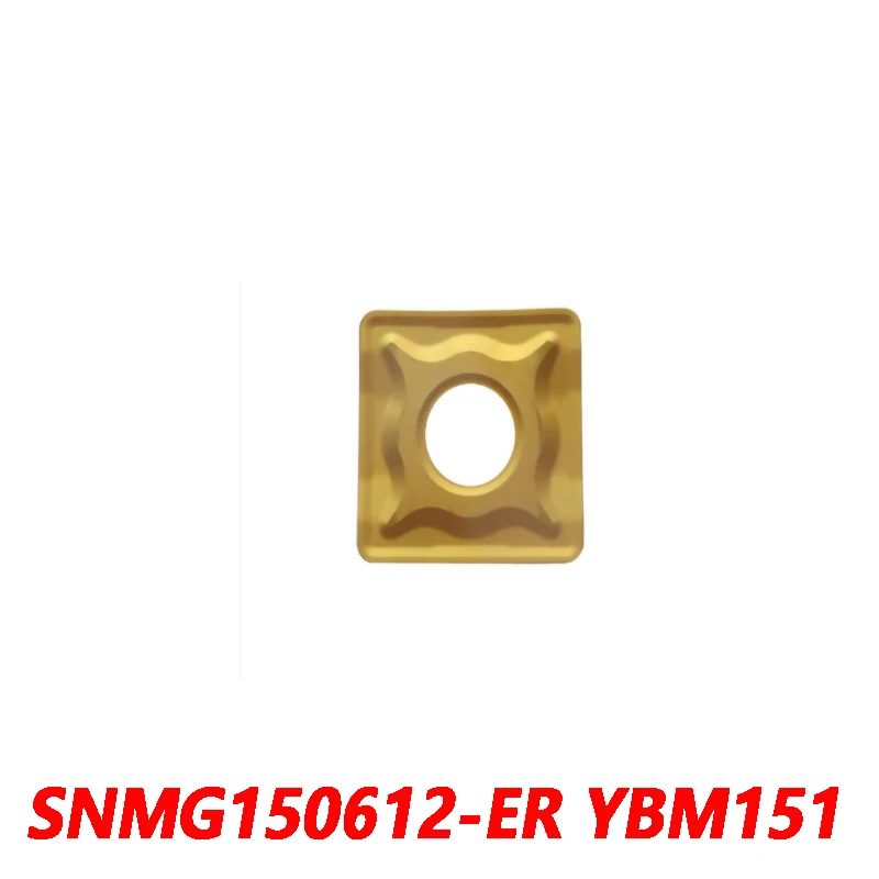 

ZCC 100% Original SNMG SNMG150612-ER YBM151 10pcs CNC lathe blade Carbide insert Processed stainless steel Efficient and Durable
