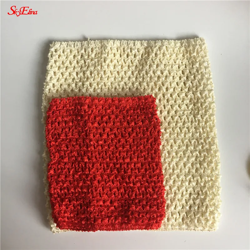 6/9 дюймов Детская эластичная повязка на голову вязаная крючком ручная работа