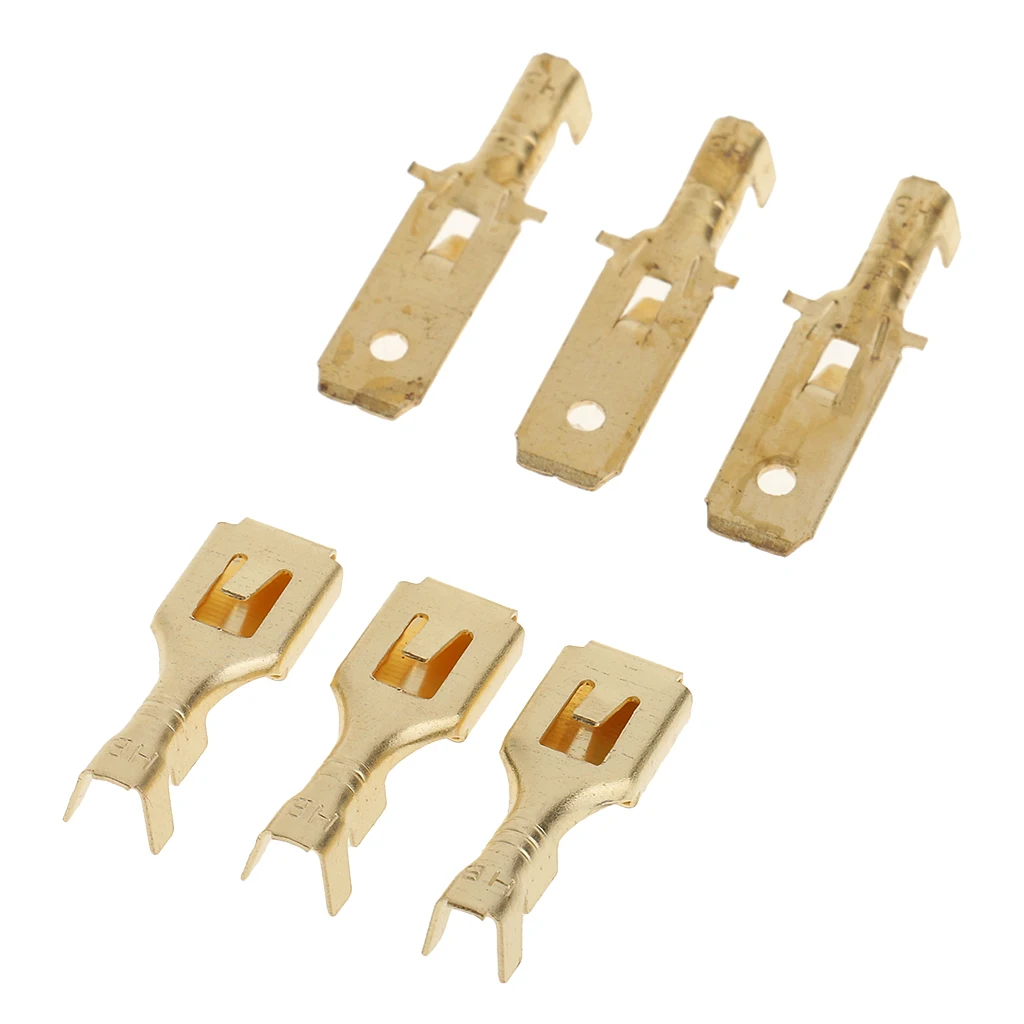 30 Kits Car Male Female 2 3 4 Way Pin 6.3mm Locking Connectors Plug & Socket | Автомобили и мотоциклы