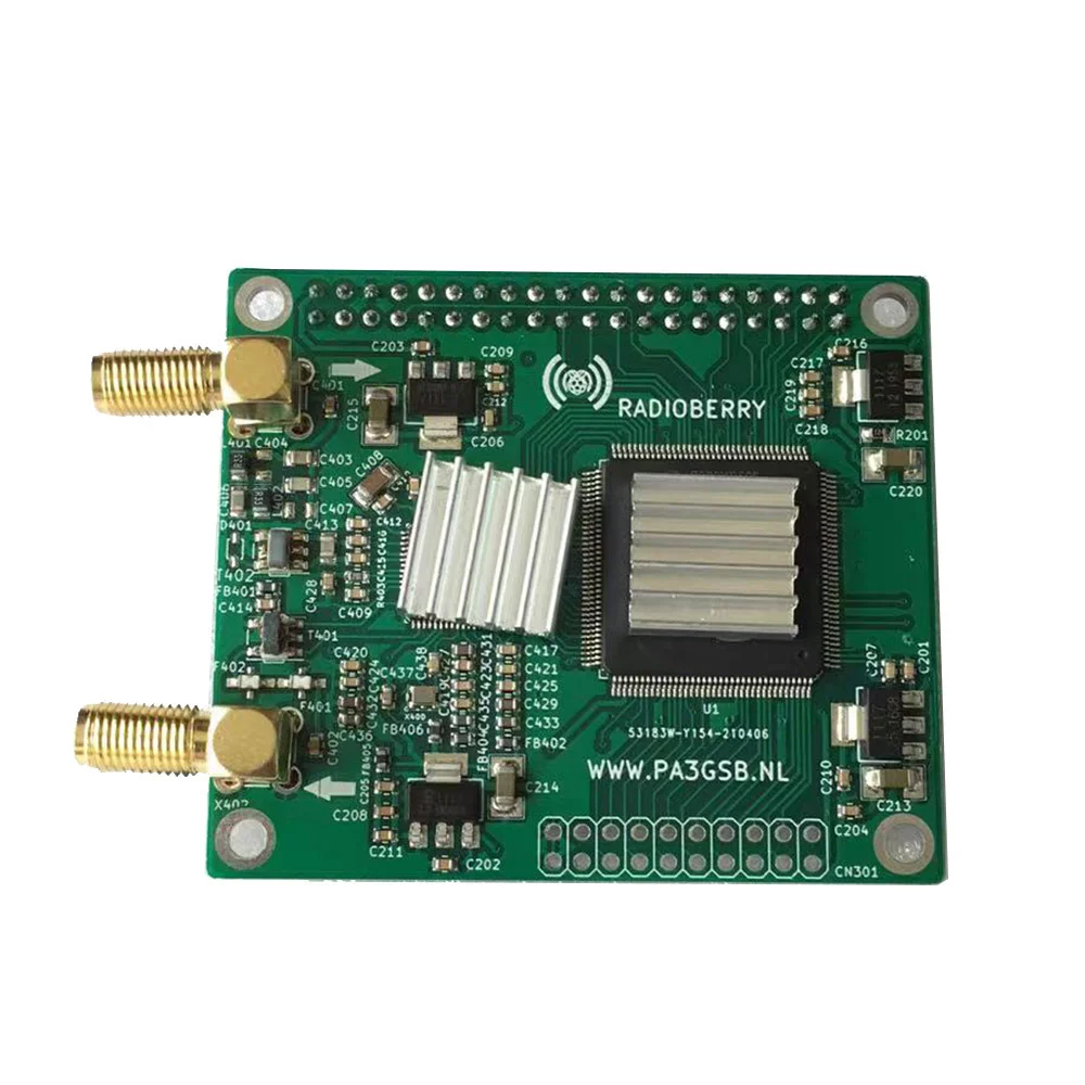 Новый программно определяемый радиоаналоговый AD9866 модуль Radioberry для Raspberry pi4