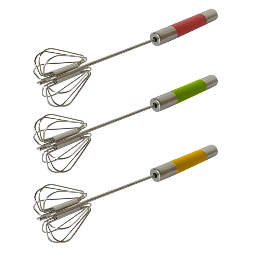 Нержавеющая сталь полуавтоматический миксер бытовой ручной венчик для