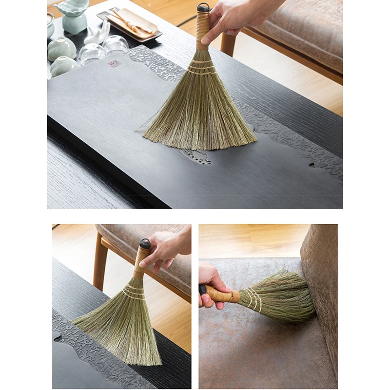 

Wood Floor Sweeping Broom Soft Hair Fur Household Floor Cleaning Tools Manual Archaize Broom Sweeper