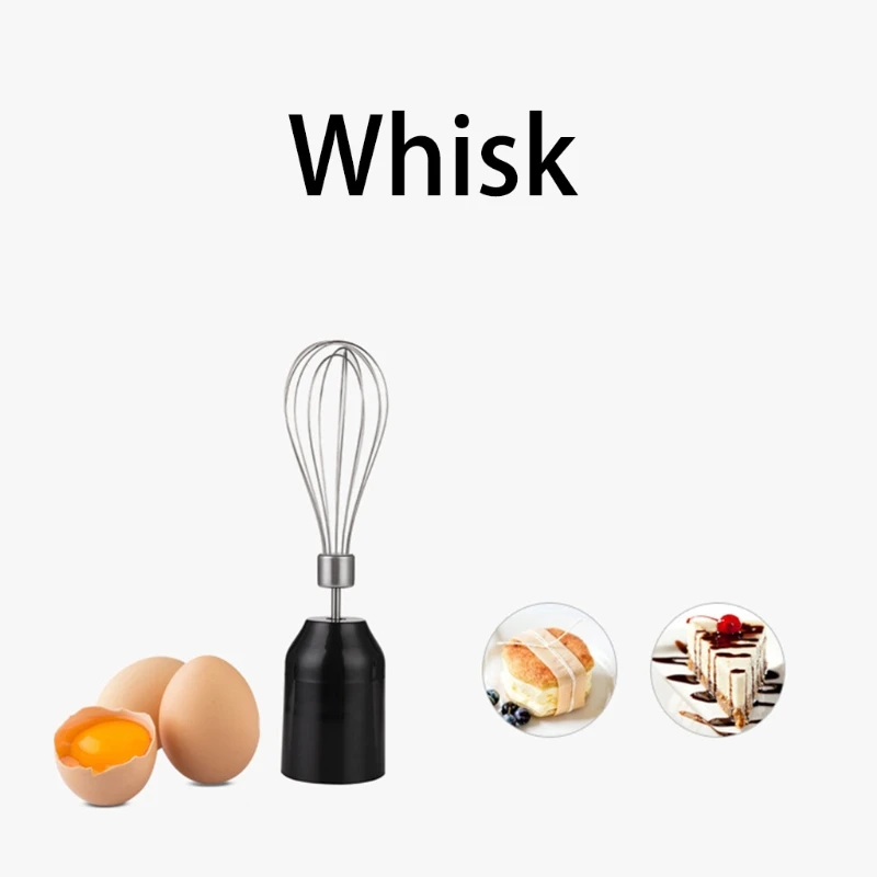 

4-in-1 Multifunctional Hand Blender, 300W Immersion Mixer Meat Vegetable Grinder X37C
