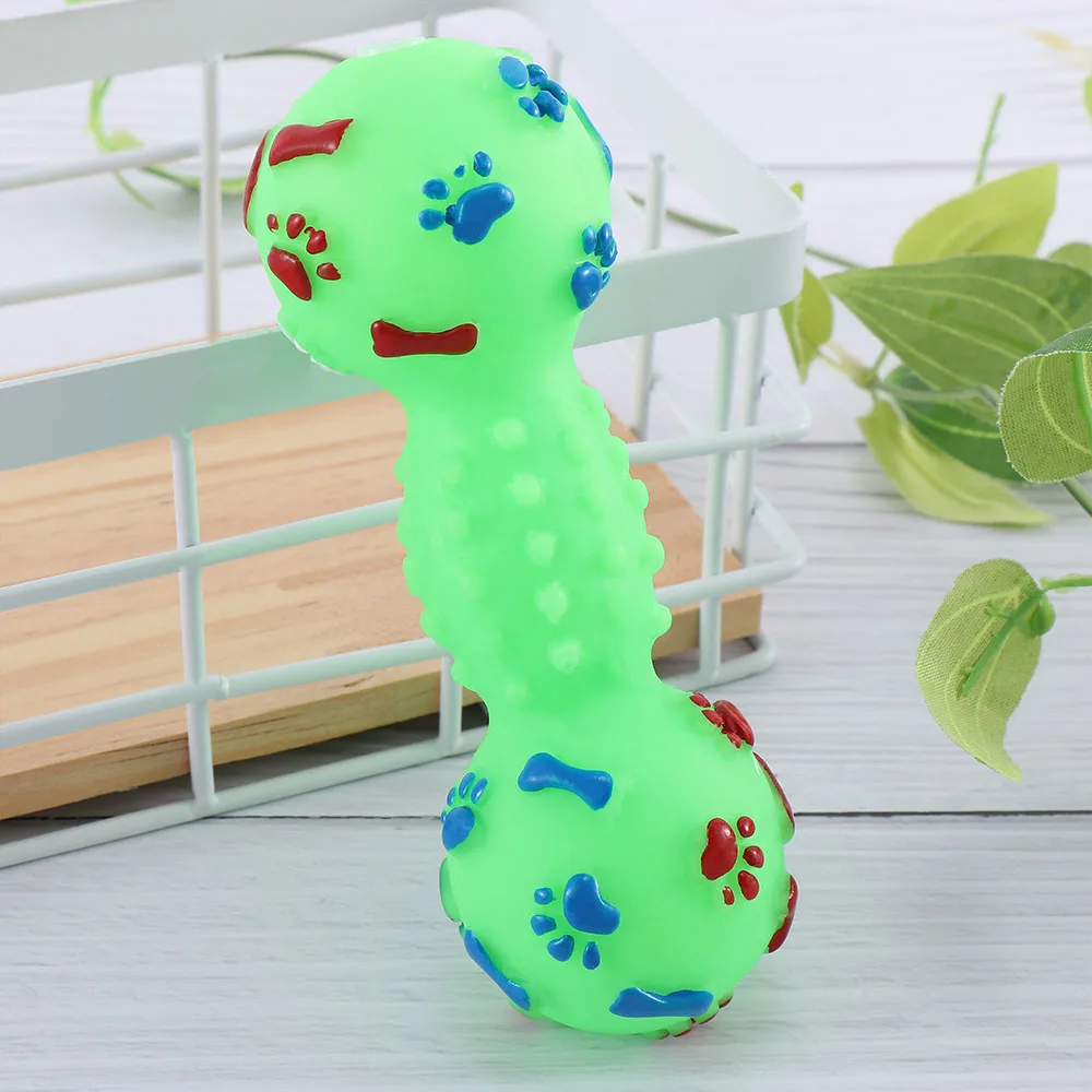 Собака игрушки пищалки звук для собак щенков в форме кости игральные шарики