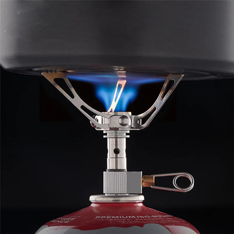 Карманная мини-горелка для кемпинга походов портативная газовая горелка пикника