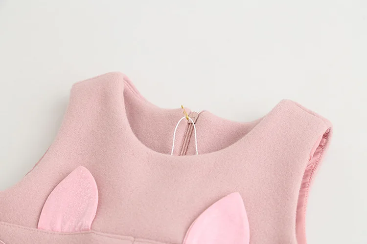 Платье для девочек 2020 новые осенние повседневные Стиль одноцветное платье