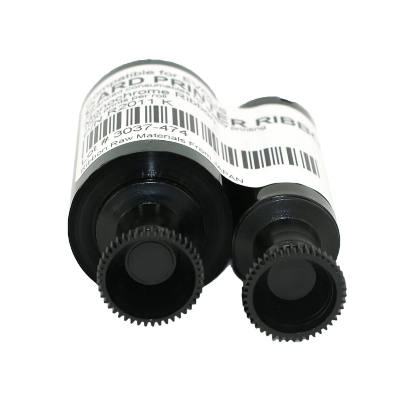 10 рулонов черная монохромная лента R2011 1000 принты для принтера Evolis Pebble4 ID card|card printer