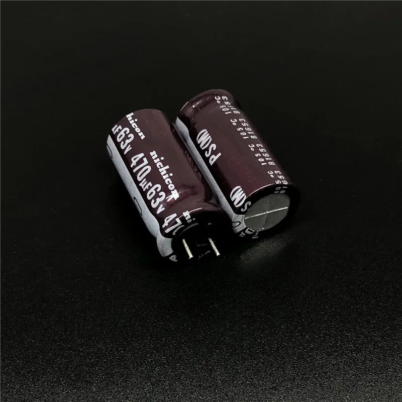 5 шт./50 шт. 470 мкФ 63 в NICHICON PS серия 12 5x25 мм низкое сопротивление 63V470uF алюминиевый