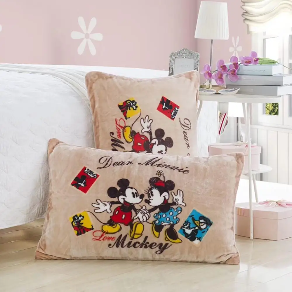 Disney Minnie наволочка с рисунком в виде мыши для девочек 1 шт. домашний текстиль