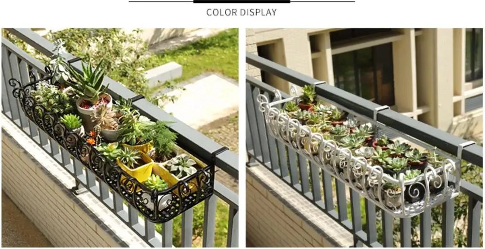 Европейский железный стеллаж для цветов подвеска балконных перил| |
