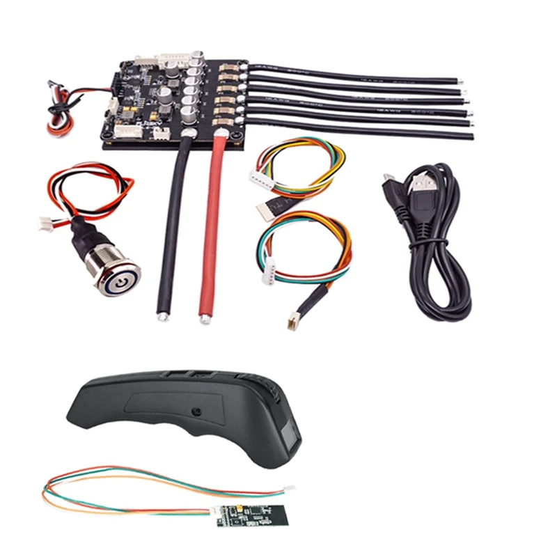 Dual FSESC6.6 Plus + Colorful Screen Remote VX2 PRO Combo for Electric Speed Controller Longboard DIY Accessories | Спорт и