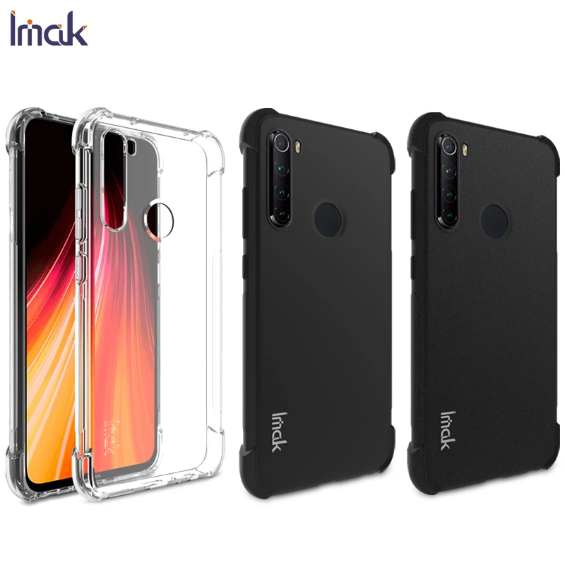 Для Xiaomi Redmi Note 8 чехол IMAK плотный чехол с защитой от падения защита, подушка безопасности Чехол из мягкого ТПУ для Xiaomi Redmi Note 8
