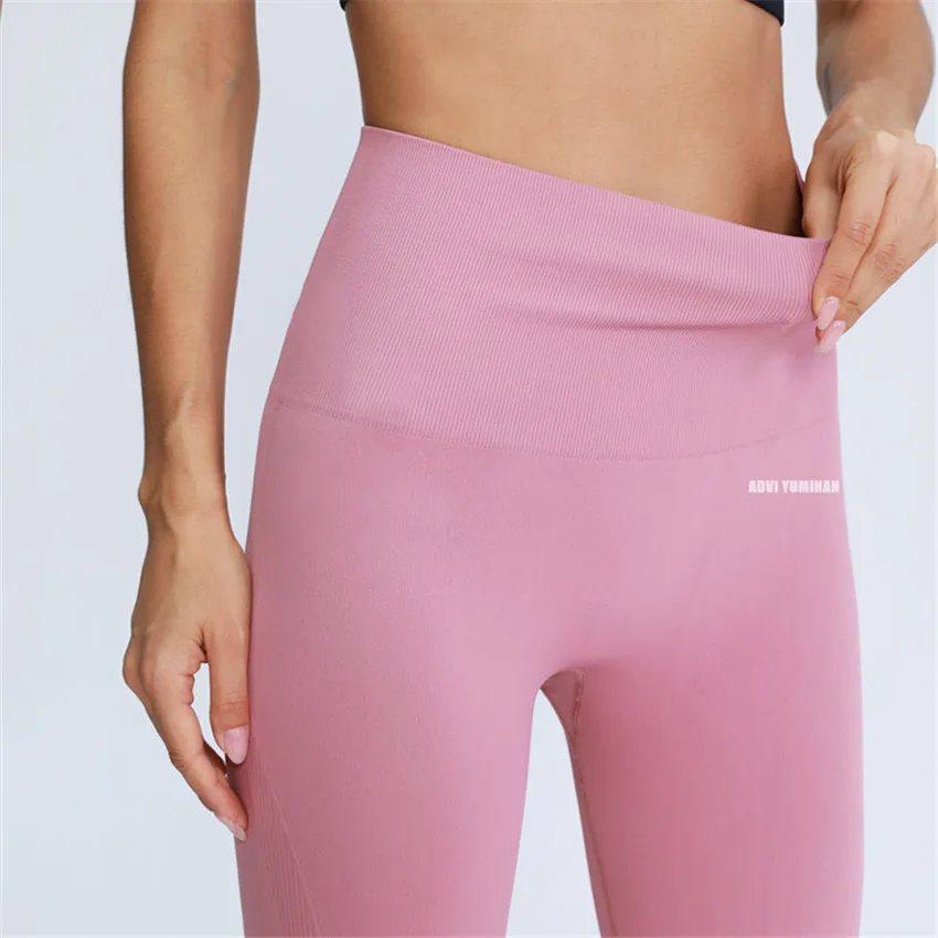 

2021 GEO Seamless Leggings High Waist Women Yoga Pants Squat Proof Gym Leggings Women Soft Stretchy Yoga Leggings