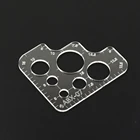 Кожаная фурнитура акрилового оргстекла режущий круг угловой шов трафарет шаблонная Линейка Инструмент сделай сам