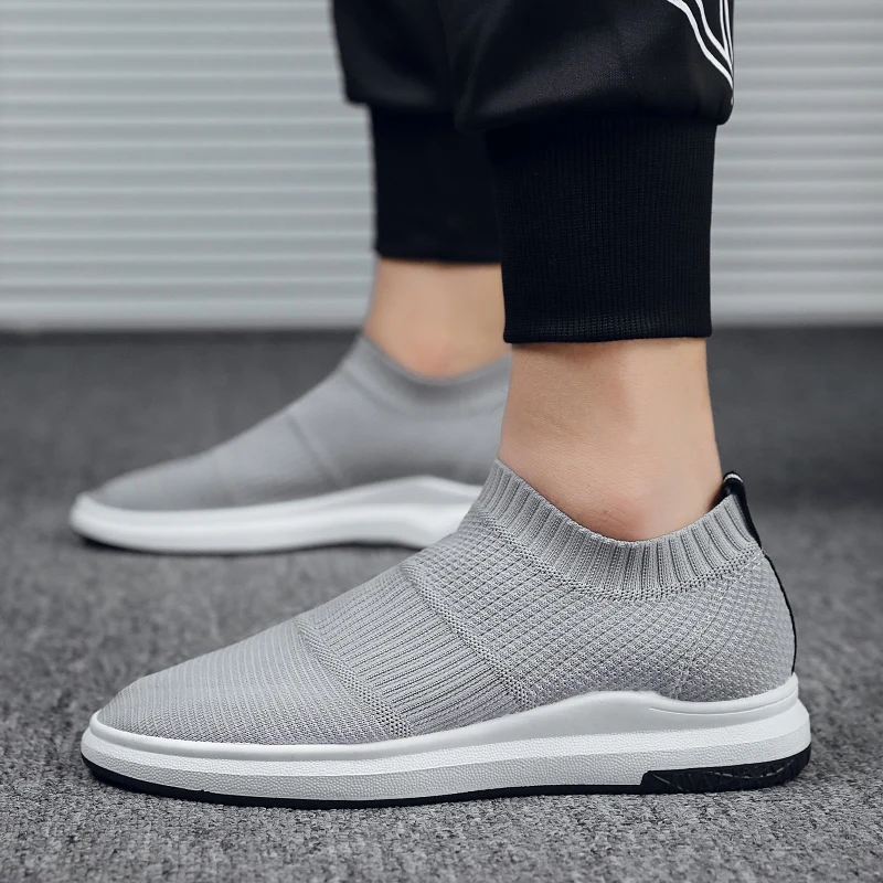 UNN Men Sneakers 2020 Summe Mesh Casual Shoes Running For Breathable Soft Sole Slip-on Man 38-46 | Обувь