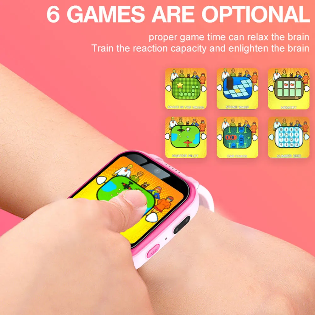 

Y90 Children'S Watch LBS SOS Camera Child Smart Watch Game Music Multi Dial Kids Gift For IOS Android Smartwatch Flashlight