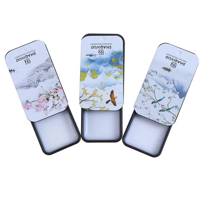 

Portable Case Solid Perfume Fragrances Women Men Solid Balm Mild Long Lasting Aroma Deodorant Fragrance Body Antiperspirant