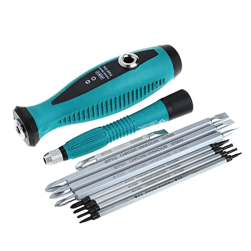 

10 Pcs Slit Sets Magnetic Screwdriver Repair Multi Function Multi Hand Tool Set Nov2-C