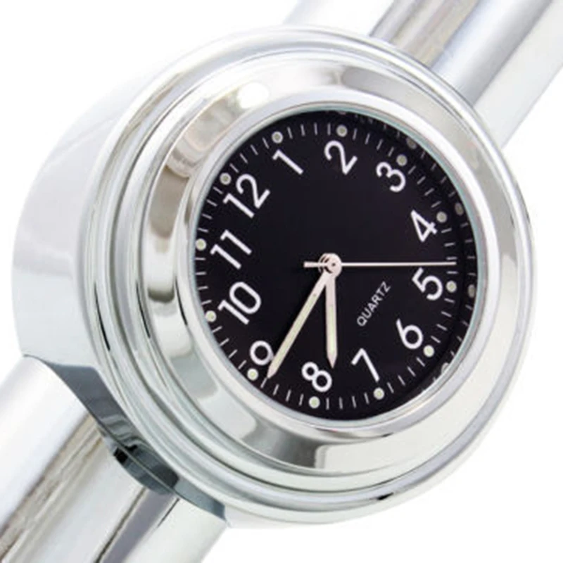 Кварцевые часы с креплением на руль мотоцикла пыленепроницаемые кварцевые из