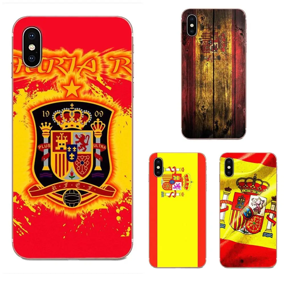 Ретро винтажный Испанский флаг стиль дизайн для Galaxy Alpha Note 10 Pro A10 A20 A20E A30 A40 A50 A60 A70