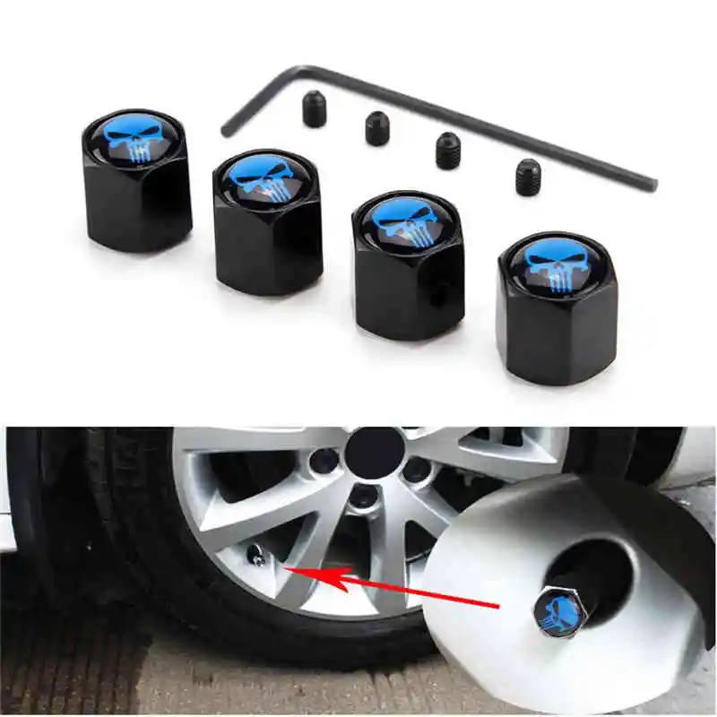 4 шт./компл. Авто колеса шины шток воздушного клапана пыльники крышки череп для