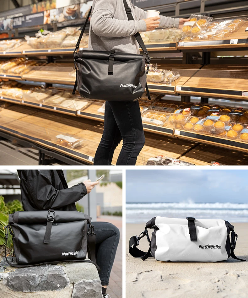 Naturehike 6L/15L сухой мешок влажной сухой разделения Каякинг дрейфующий пляж сухой портфель с одной лямкой сумка для плавания хранения
