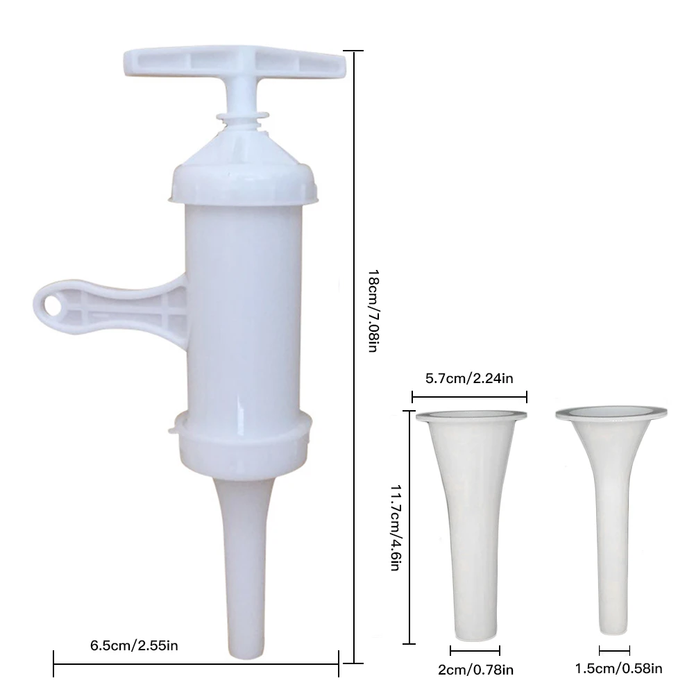 

Manual Meat Sausage Machine Filler Stuffer Sausage Maker With 2PCS Funnel Homemade DIY Delicioious Hygienic Sausage Kitchen Tool