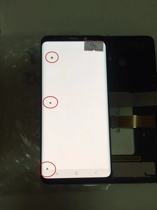 NO.90 AMOLED Замена для SAMSUNG Galaxy S9 PLUS ЖК сенсорный экран дигитайзер без рамки G965 дисплей - Цвет: NO.90