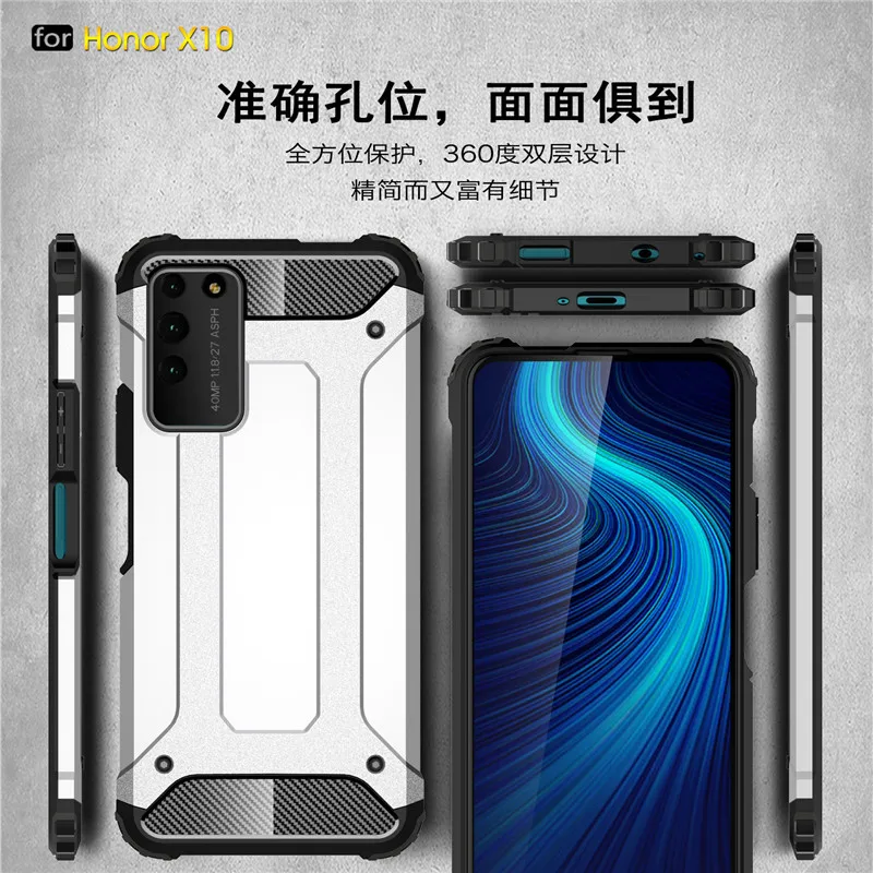 Защитный чехол для Huawei Honor X10 9X Lite 8C 8X Max 30S 30 Pro защитный бампер телефона Funda|Бамперы|