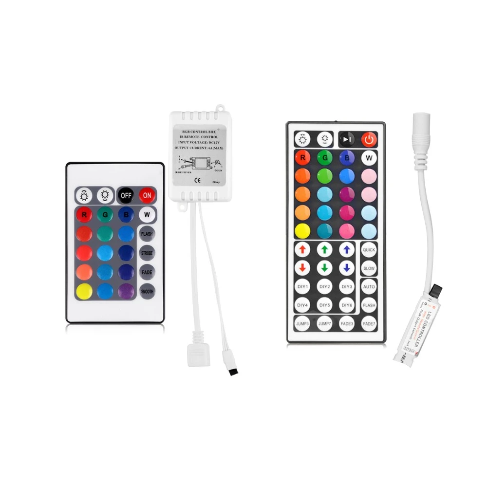 

LED RGB Controller For 12V LED Strip Light Wireless Remote Controller SMD 2835 5050 RGB LED Strip Controller