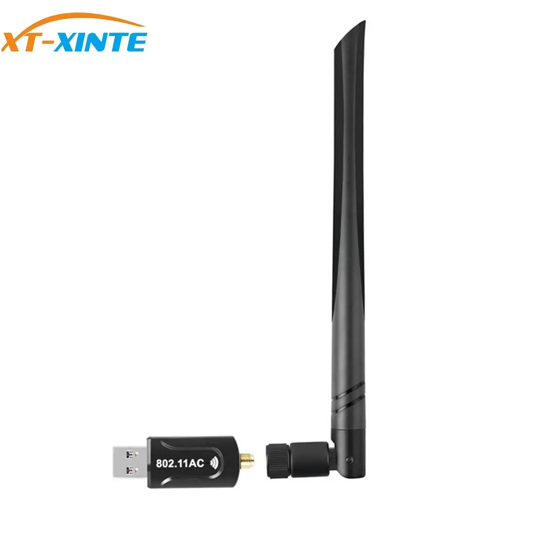 Wi-Fi-адаптер XT-XINTE USB3.0 1200 Мбит/с USB 3 0 двухдиапазонный 2 4 ГГц 5 8 дБи Внешняя USB-антенна