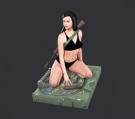 Новый разобранный 1/16 современный солдат с базой набор из смолы DIY игрушки