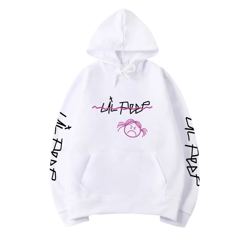 Толстовка Lil Peep с надписью Love мужские свитшоты пуловер капюшоном для мужчин и