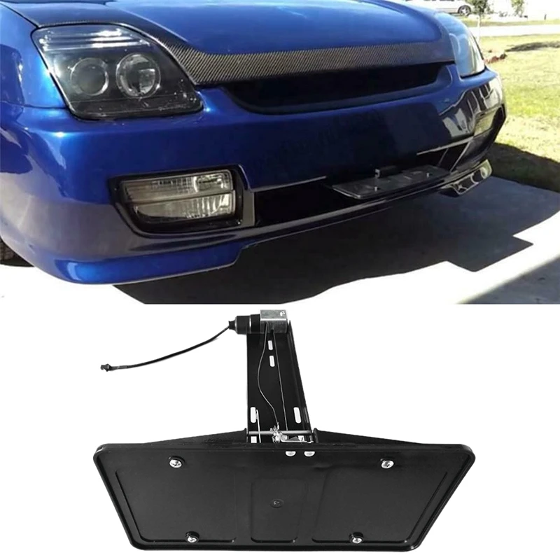 

Flip USA Retractable License Plate Frame Remote Control Stainless Steel Bracket