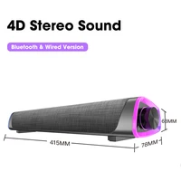 pc speakers for computer laptop bluetooth soundbar wired speakers stereo home surround sound bar caixa som usb powered subwofer