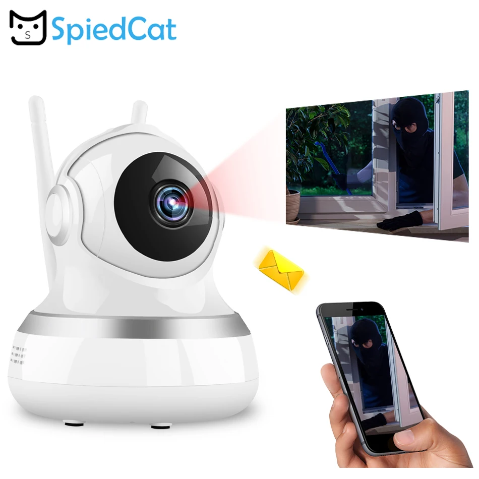 HD 720P/1080P беспроводная WiFi IP P2P Обнаружение движения ИК Ночное Видение домашняя