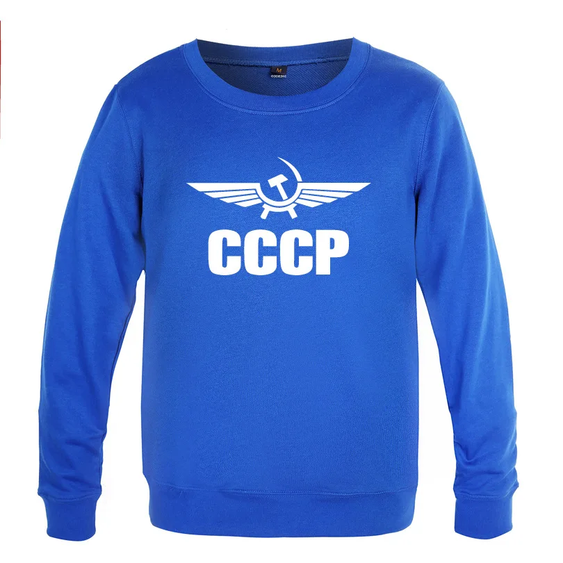 

CCCP USSR Soviet Union KGB Moscow Sweatshirt Men Spring Autumn Long Sleeve O-Neck Pullover Casual Streetwear Sport Fitness Hoody