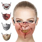 Косплей на Хеллоуин из фильма ужасов серии Джокер рот маски Для женщин унисекс уход за кожей лица-защита велосипедные дышащие ботинки вечерние маска