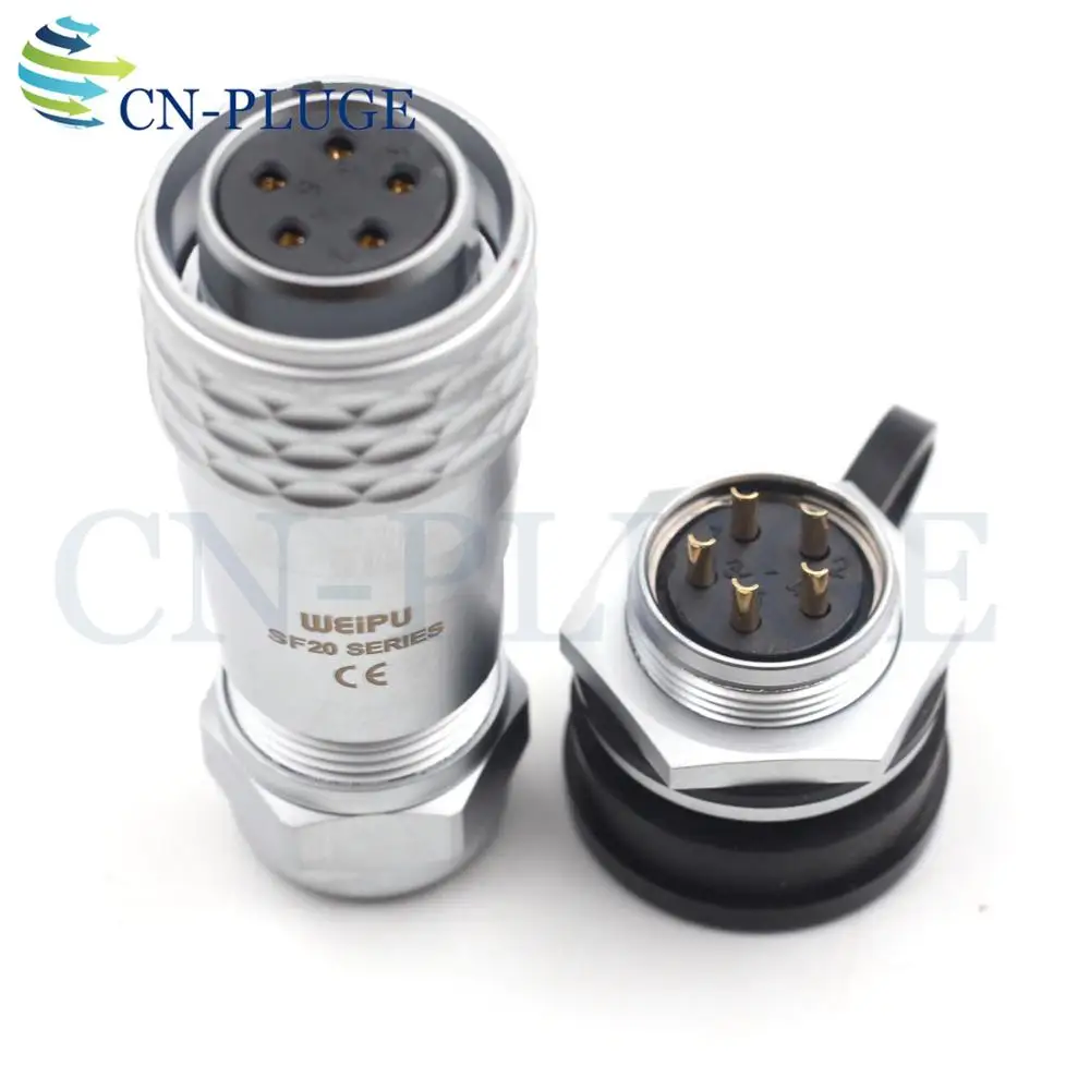 WEIPU SF2010/P SF2012/S 5 Pin Industrial Мощность разъем Водонепроницаемый автомобильный штекер и