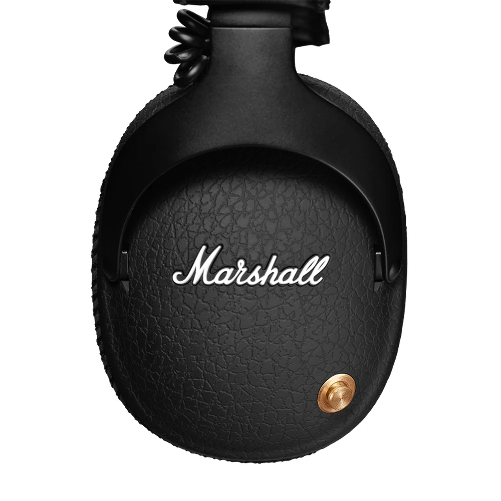 Беспроводные наушники MARSHALL Monitor с Bluetooth, наушники Rock Bass, оригинальные складные Накладные наушники черного цвета