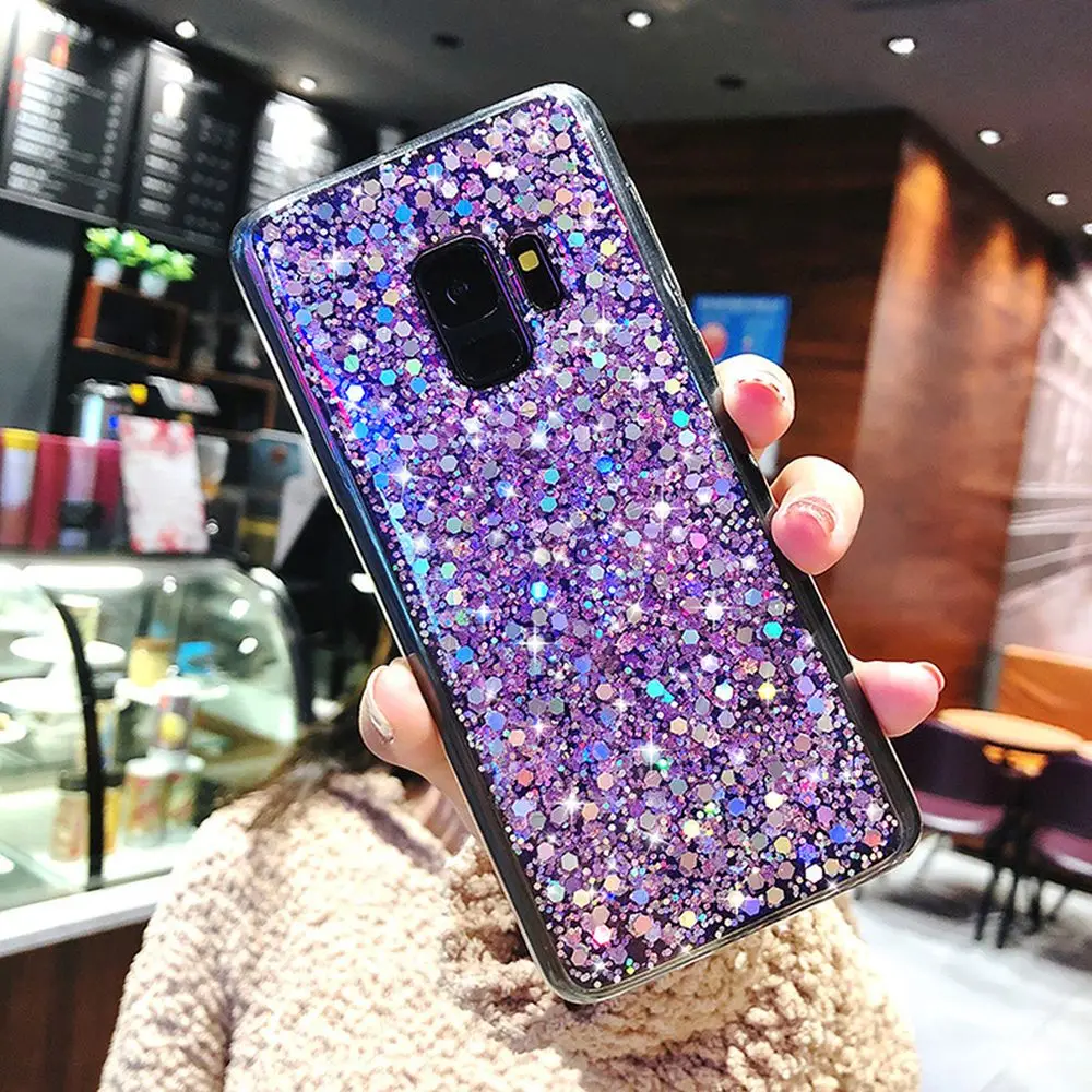 Роскошный блестящий чехол для телефона Samsung Galaxy A51 A71 A8 2018 J3 2017 A3 2016 2015 J5 A5 милый