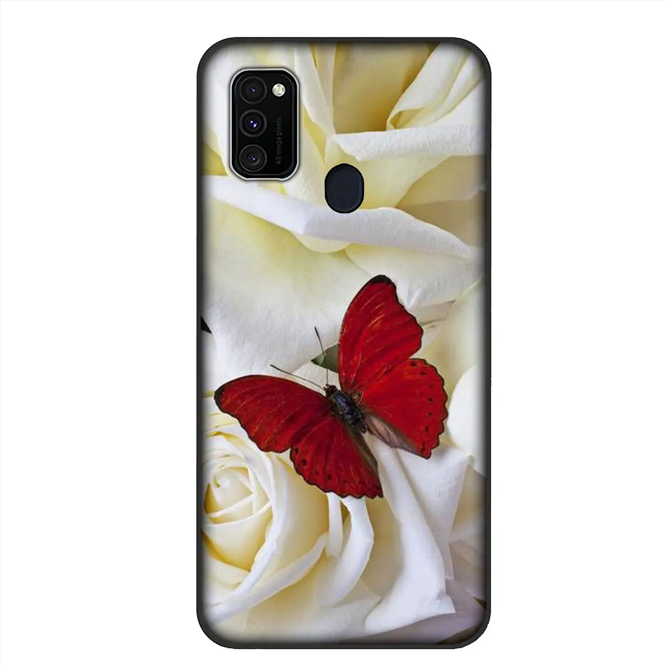infinity on Purple Lotus flower peony Soft Case for Samsung Galaxy A70 A60 A50 A40 A30 A20 A10 A70S A50S A30S A20S A10S A20E |