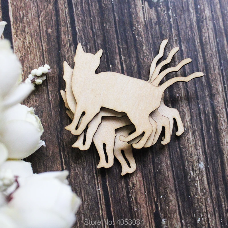 Деревянный котенок кошка фанера резки лазерной размеры формы деревянный вырез