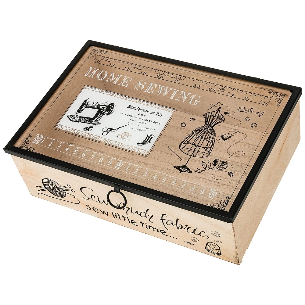 Шкатулка для Мелочей Коллекция Рукодельница 25*17*8 см Без.Уп.|Упаковка и стойки