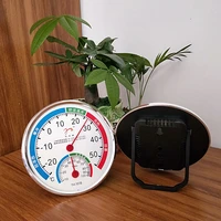 round thermometer hygrometer household industrial indoor temperature humidity meter precision greenhouse wall mounted pharmacy